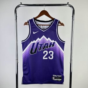 NBA 23 Markkanen Jazz 23-24 city Maillot imprimé